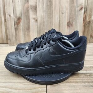 Nike Air Force 1 Mens size 12 Triple Black Athletic Shoes